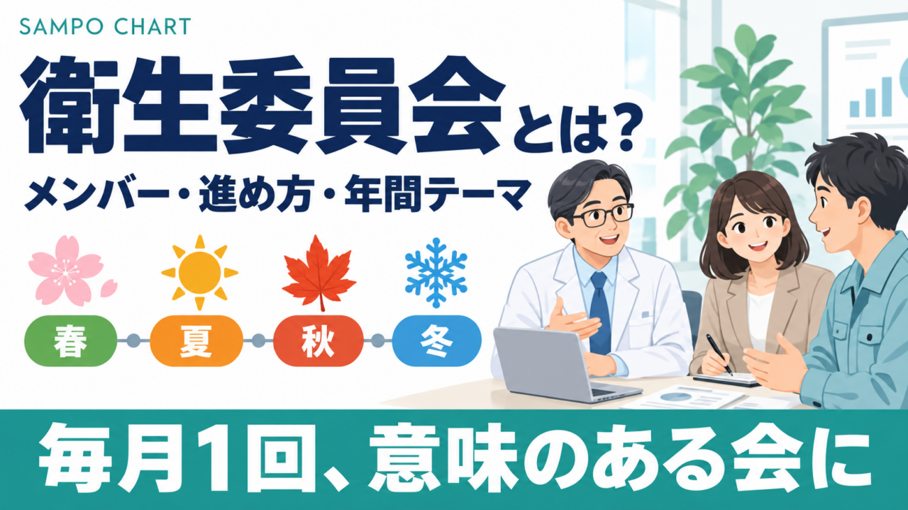 衛生委員会とは何か、メンバー・進め方・年間テーマを解説する記事のサムネイル