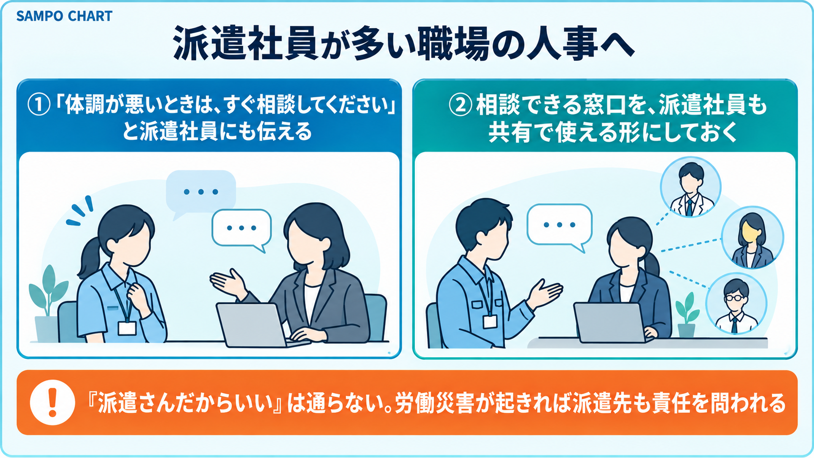 派遣社員が多い職場の人事が用意しておく2つのこと